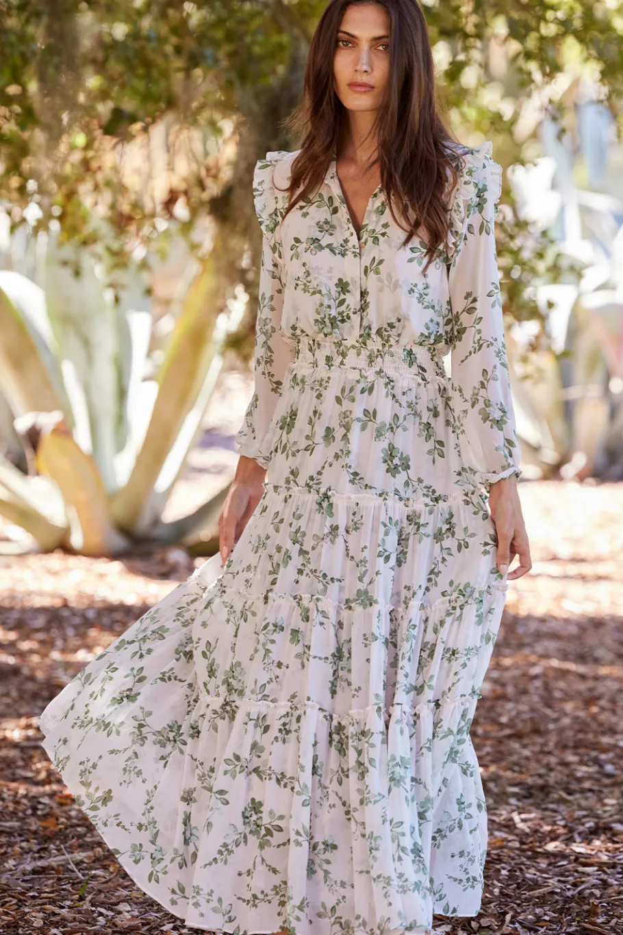 MISA Los Angeles Engagement Party|Long-sleeve>AHREANA DRESS Whitesagebotanica
