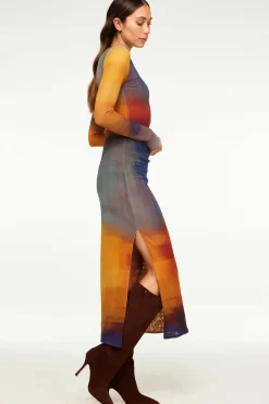 MISA Los Angeles Matching Sets|Jersey & Mesh>AISHA SKIRT Digitalombre
