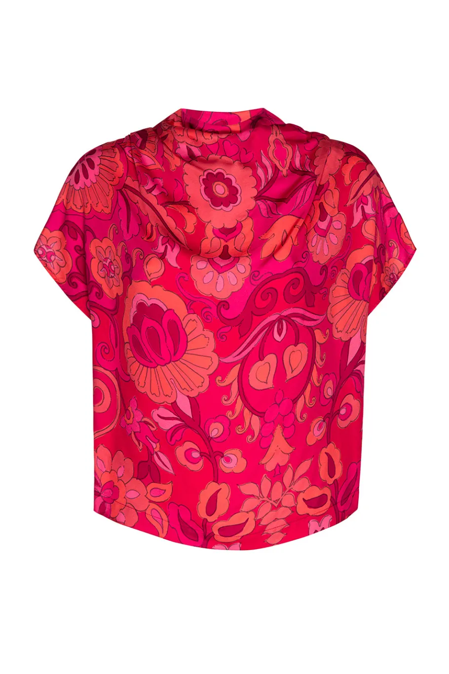 MISA Los Angeles Matching Sets|Tops>AISHA TOP Floracorsicafuchsia