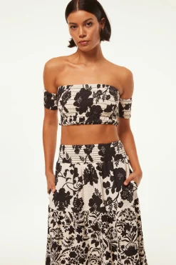 MISA Los Angeles Honeymoon|Matching Sets>ALBA TOP Floranegra