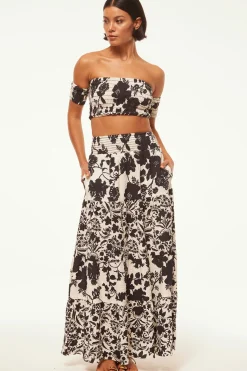 MISA Los Angeles Honeymoon|Matching Sets>ALBA TOP Floranegra