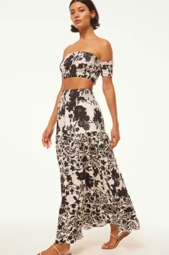 MISA Los Angeles Honeymoon|Matching Sets>ALBA TOP Floranegra