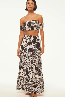 MISA Los Angeles Honeymoon|Matching Sets>ALBA TOP Floranegra