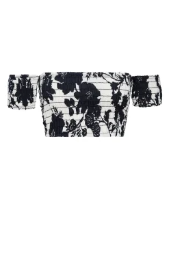 MISA Los Angeles Honeymoon|Matching Sets>ALBA TOP Floranegra