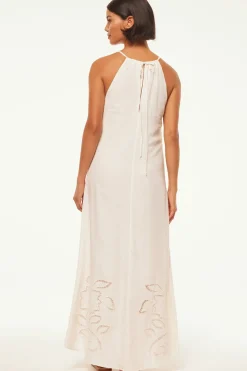 MISA Los Angeles Honeymoon|Classic White>ALEJANDRA DRESS Whiteeyelet