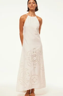 MISA Los Angeles Honeymoon|Classic White>ALEJANDRA DRESS Whiteeyelet