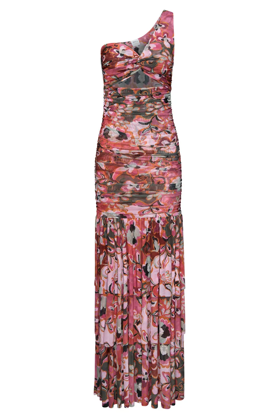 MISA Los Angeles Honeymoon|Jersey & Mesh>ALETHEA DRESS Resortbatikmesh