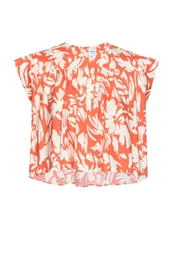 MISA Los Angeles Tops|Matching Sets>ALINA TOP Patmostangerine