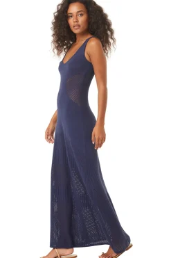 MISA Los Angeles Knit|Maxi>ALLISON DRESS Midnightblue
