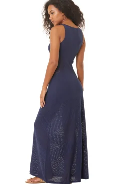 MISA Los Angeles Knit|Maxi>ALLISON DRESS Midnightblue