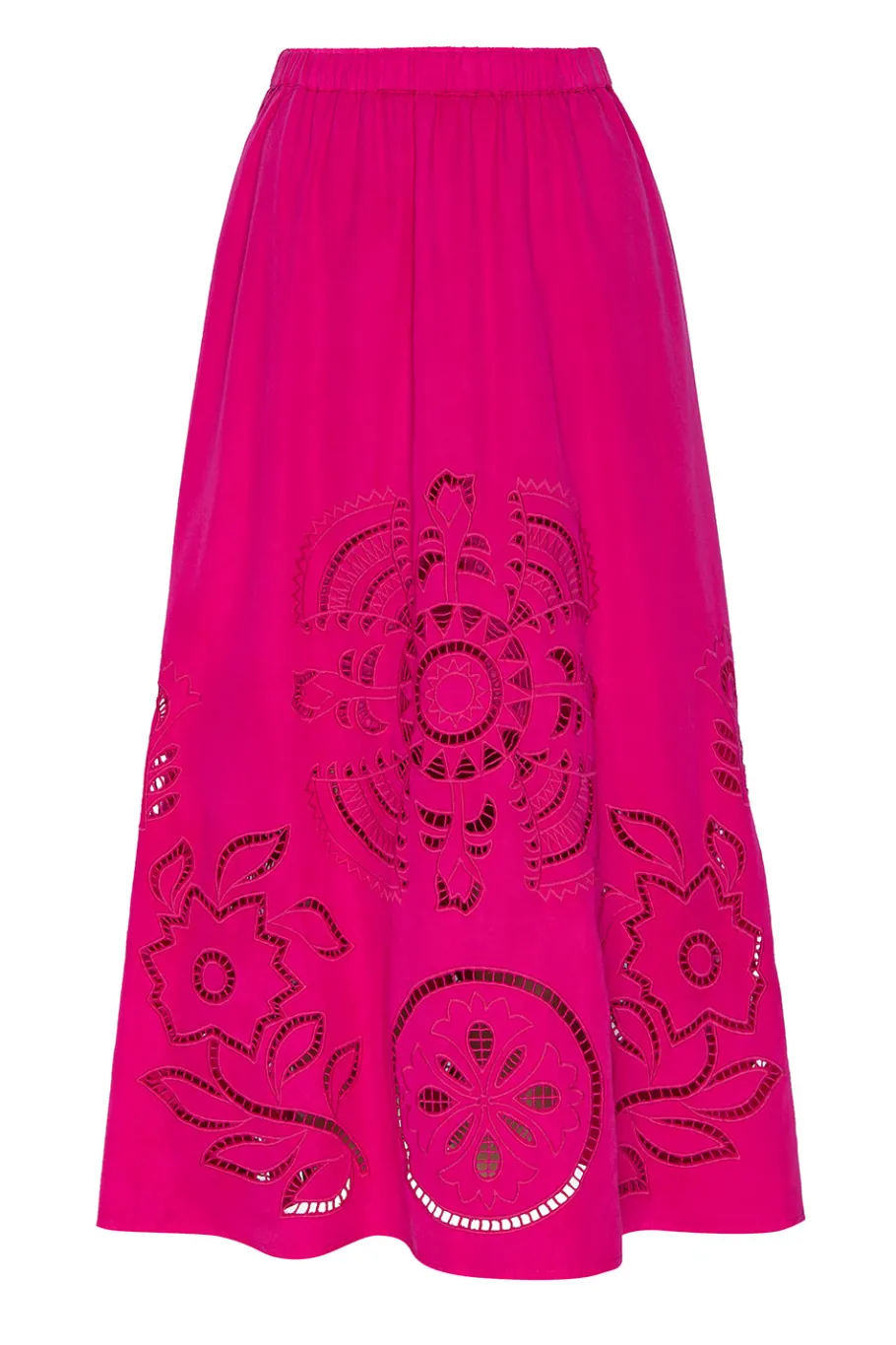 MISA Los Angeles Honeymoon|Matching Sets>ANALISSE SKIRT Pinkeyelet