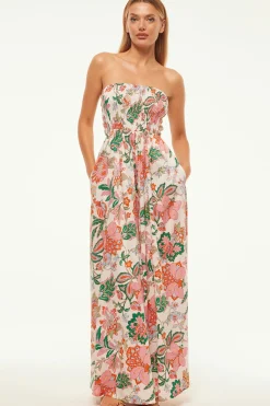 MISA Los Angeles Honeymoon|Jumpsuits & Rompers>ANDREA JUMPSUIT Casablancafloral