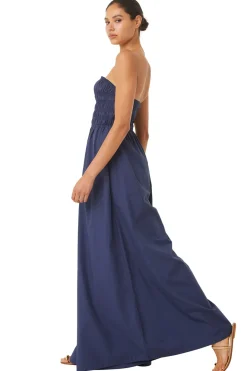 MISA Los Angeles Jumpsuits & Rompers|Jumpsuits & Rompers>ANDREA JUMPSUIT Midnightbluepoplin