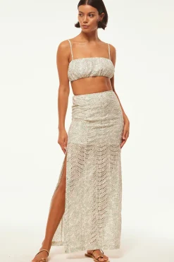 MISA Los Angeles Honeymoon|Bachelorette>ANTONELLA SKIRT Dewdropeyelet