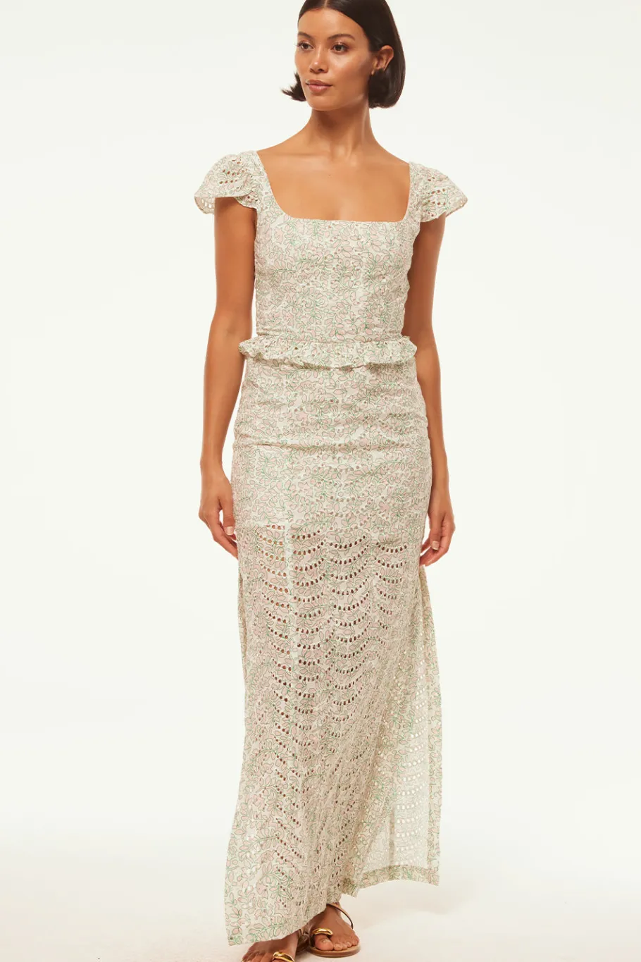 MISA Los Angeles Honeymoon|Bachelorette>ANTONELLA SKIRT Dewdropeyelet