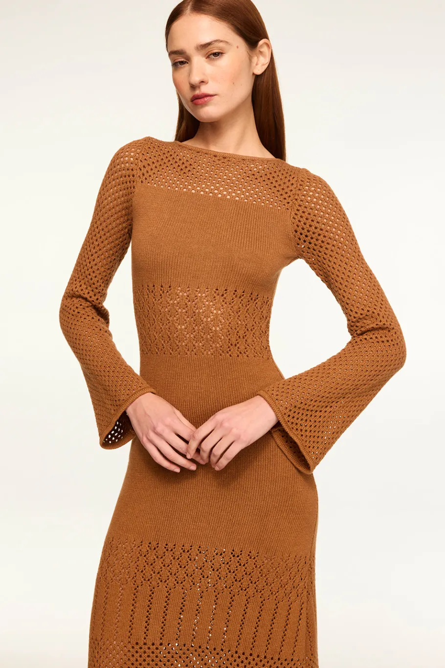 MISA Los Angeles Knit|Long-sleeve>ANU DRESS Fox