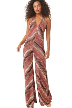 MISA Los Angeles Jumpsuits & Rompers|Jumpsuits & Rompers>ANYA JUMPSUIT Winterchevron