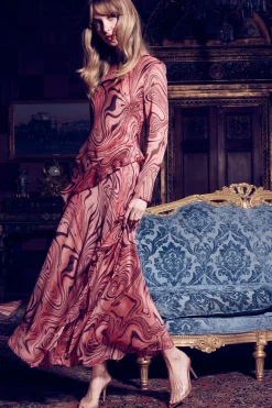 MISA Los Angeles Long-sleeve|Maxi>ARI DRESS Feelinggroovy