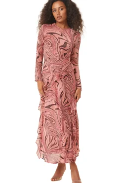 MISA Los Angeles Long-sleeve|Maxi>ARI DRESS Feelinggroovy