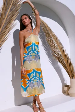 MISA Los Angeles Wedding Guest|Midi>ASHANTI DRESS Baindesoleil