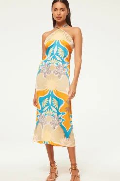 MISA Los Angeles Wedding Guest|Midi>ASHANTI DRESS Baindesoleil