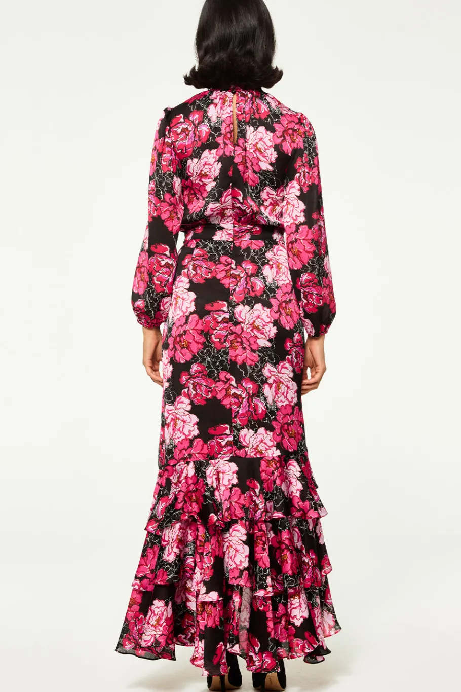 MISA Los Angeles Wedding Guest|Long-sleeve>AUDREY DRESS Pinkpeony