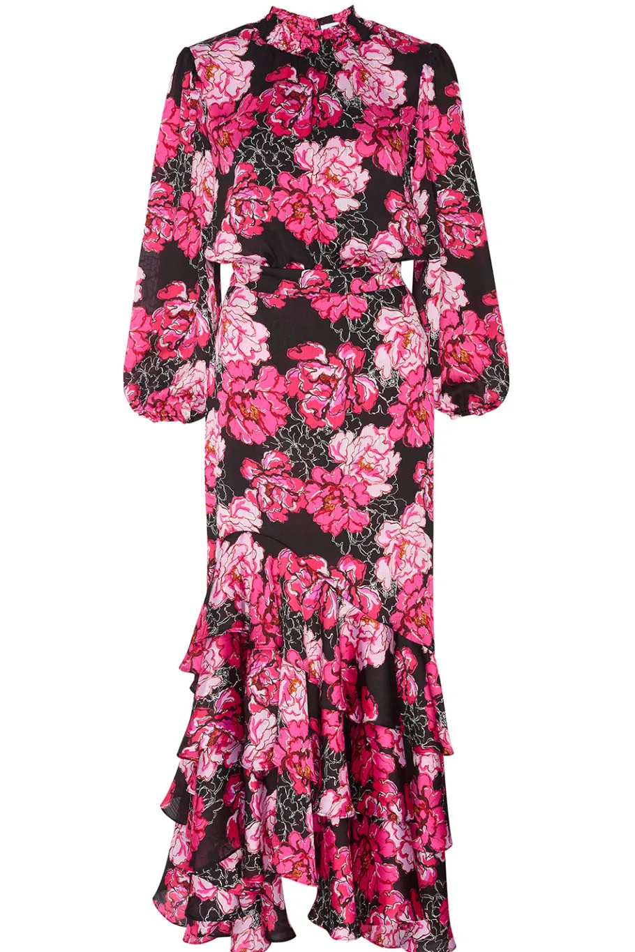MISA Los Angeles Wedding Guest|Long-sleeve>AUDREY DRESS Pinkpeony