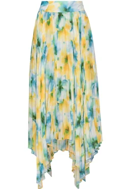 MISA Los Angeles Matching Sets|Skirts & Shorts>AVRA SKIRT Citronwatercolor