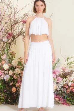MISA Los Angeles Honeymoon|Bachelorette>BALENA SKIRT White