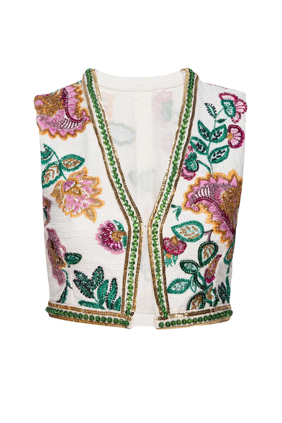 MISA Los Angeles Honeymoon|Bachelorette>BASHIRA TOP Malikapaisleyfloralembroidery