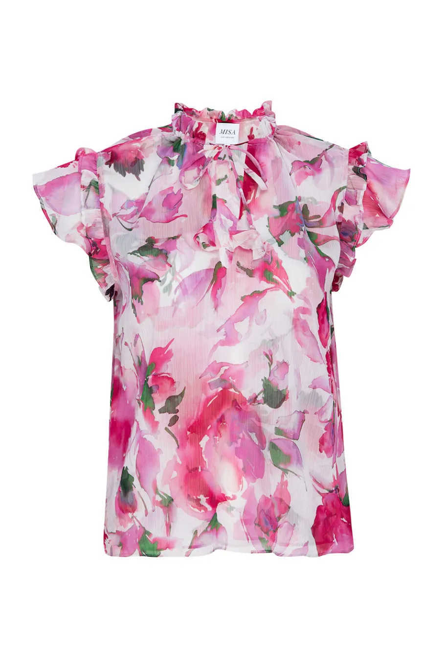 MISA Los Angeles Tops>BASIA TOP Gardenfuchsia