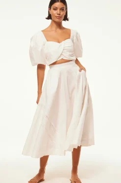 MISA Los Angeles Honeymoon|Engagement Party>BEATRICE SKIRT White