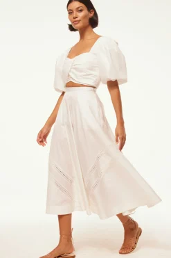 MISA Los Angeles Honeymoon|Engagement Party>BEATRICE SKIRT White
