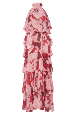 MISA Los Angeles Wedding Guest|Maxi>CALISSA DRESS Florarosada