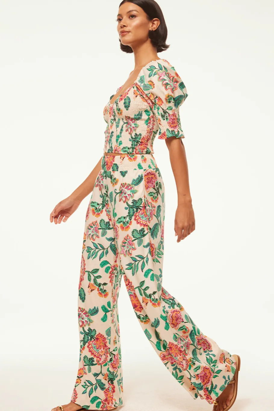 MISA Los Angeles Honeymoon|Matching Sets>CALLA TOP Malikapaisleyfloral