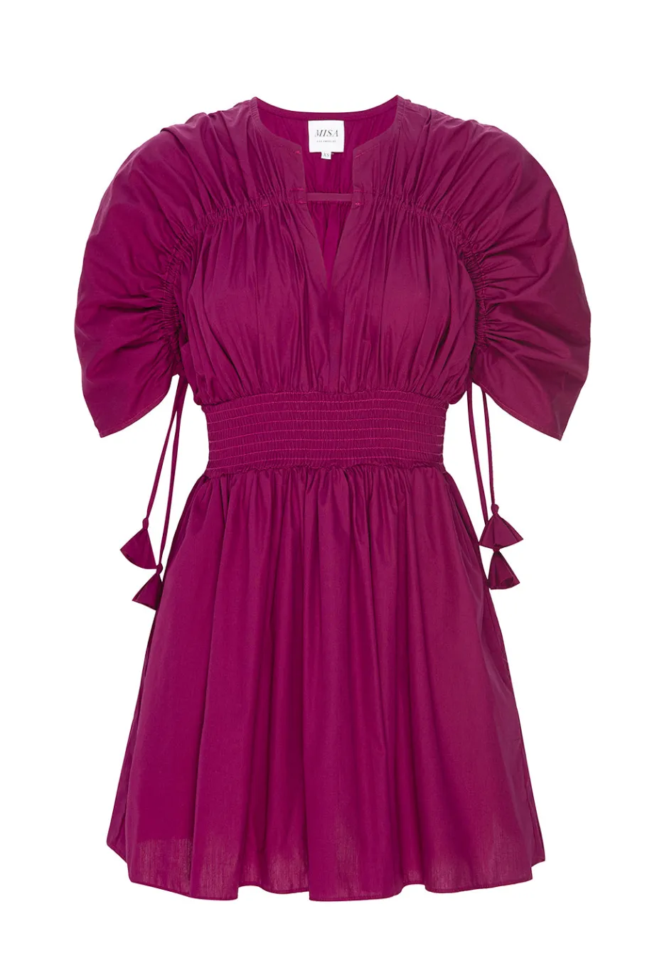 MISA Los Angeles Mini|Dresses>CAMILA DRESS Orchidcottonpoplin