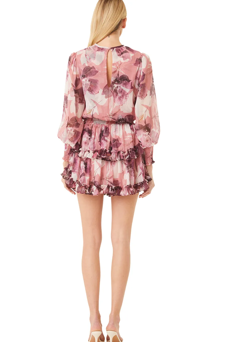 MISA Los Angeles Long-sleeve|Misa Classics>CAMILA DRESS Floratropicalmix