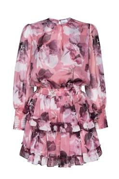 MISA Los Angeles Long-sleeve|Misa Classics>CAMILA DRESS Floratropicalmix