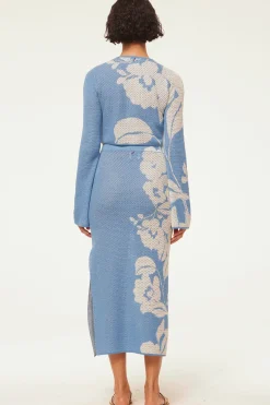 MISA Los Angeles Knits|Matching Sets>CASSI TOP Bluehibiscusflora