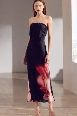 MISA Los Angeles Wedding Guest|Maxi>CHERYL DRESS Midnightorchid