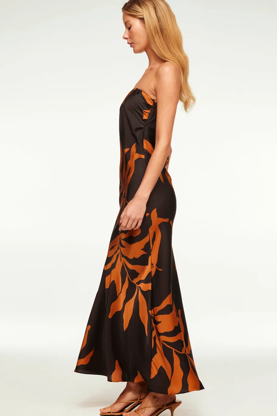 MISA Los Angeles Maxi|Dresses>CHERYL DRESS Fernalglow