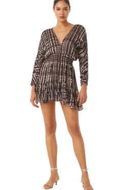 MISA Los Angeles Long-sleeve|Misa Classics>CHIARA DRESS Holidayabstraction