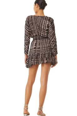 MISA Los Angeles Long-sleeve|Misa Classics>CHIARA DRESS Holidayabstraction