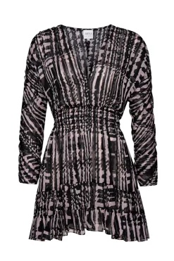 MISA Los Angeles Long-sleeve|Misa Classics>CHIARA DRESS Holidayabstraction