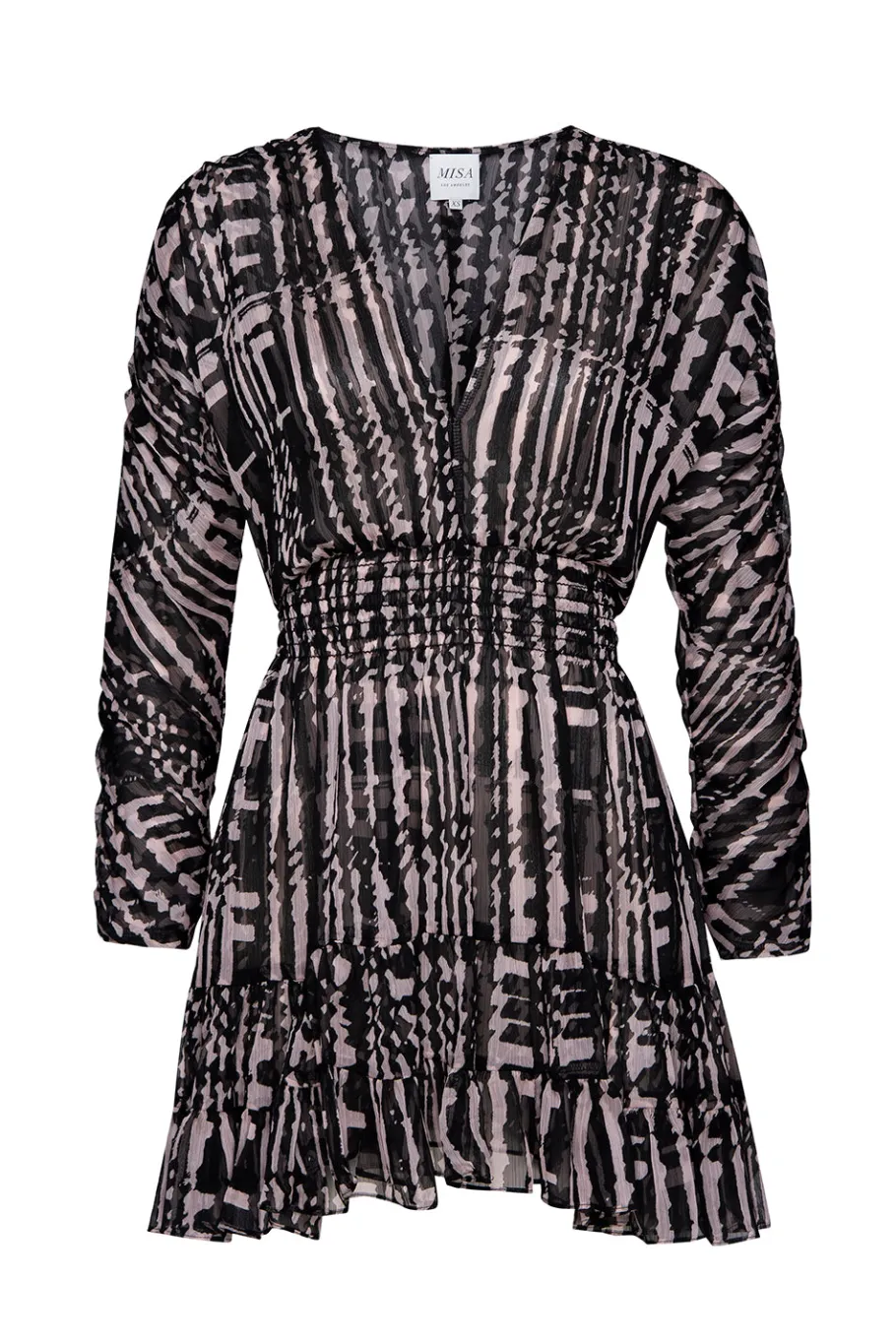 MISA Los Angeles Long-sleeve|Misa Classics>CHIARA DRESS Holidayabstraction
