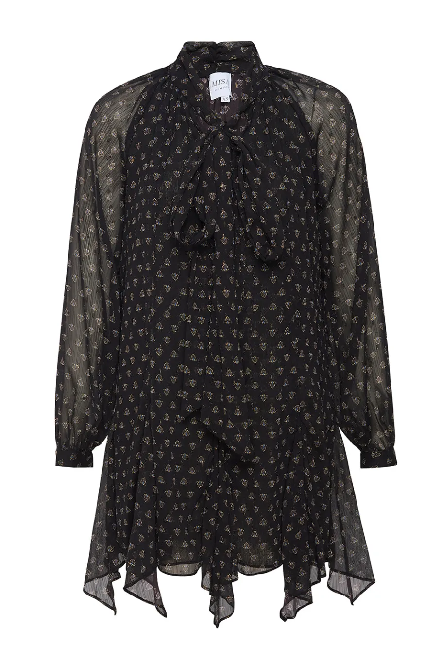MISA Los Angeles Dresses>CINDY DRESS Blacklapiseye
