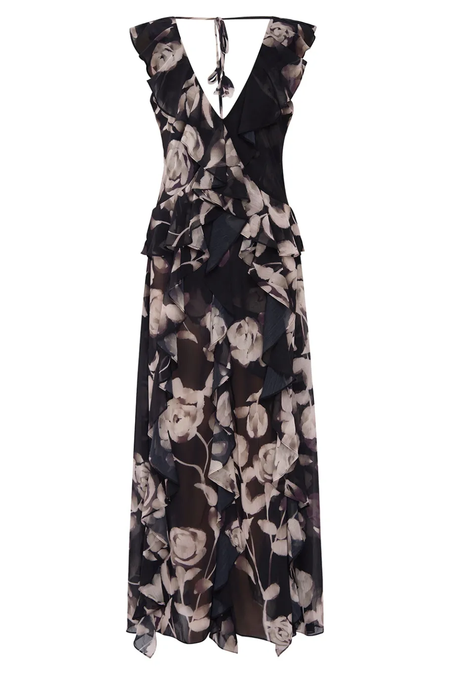 MISA Los Angeles Wedding Guest|Maxi>CLAUDITA DRESS Fadedrosechiffon