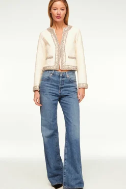 MISA Los Angeles Jackets|Tops>CURTIS JACKET Ivorytweed