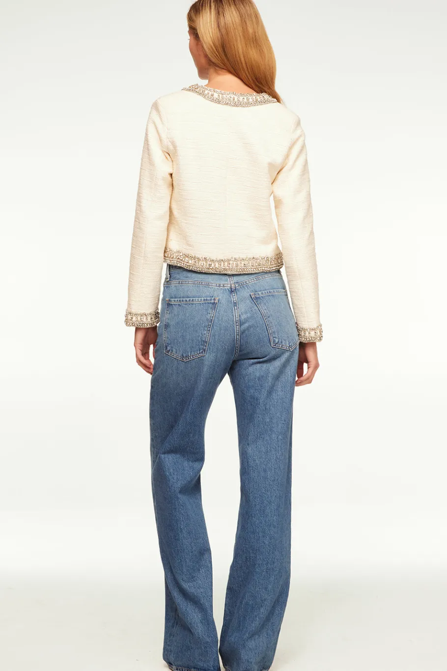 MISA Los Angeles Jackets|Tops>CURTIS JACKET Ivorytweed