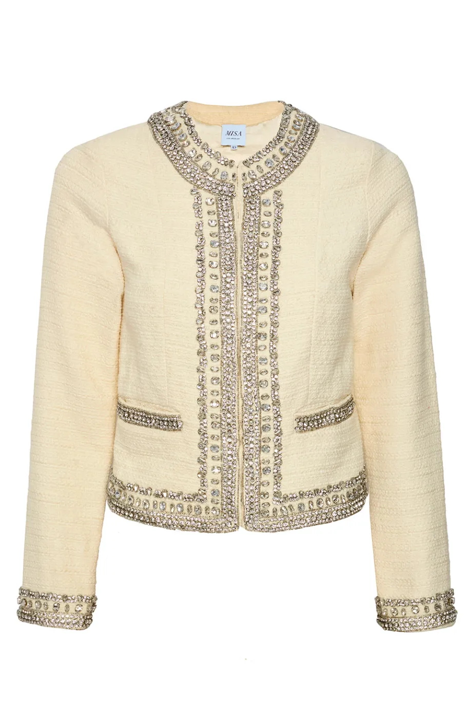 MISA Los Angeles Jackets|Tops>CURTIS JACKET Ivorytweed